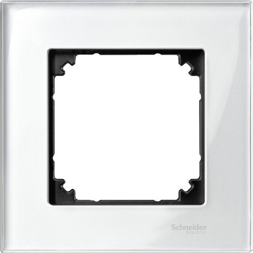 Рамка универсальная Schneider Electric Merten M-Elegance 1-м. стекло белый бриллиант  картинка